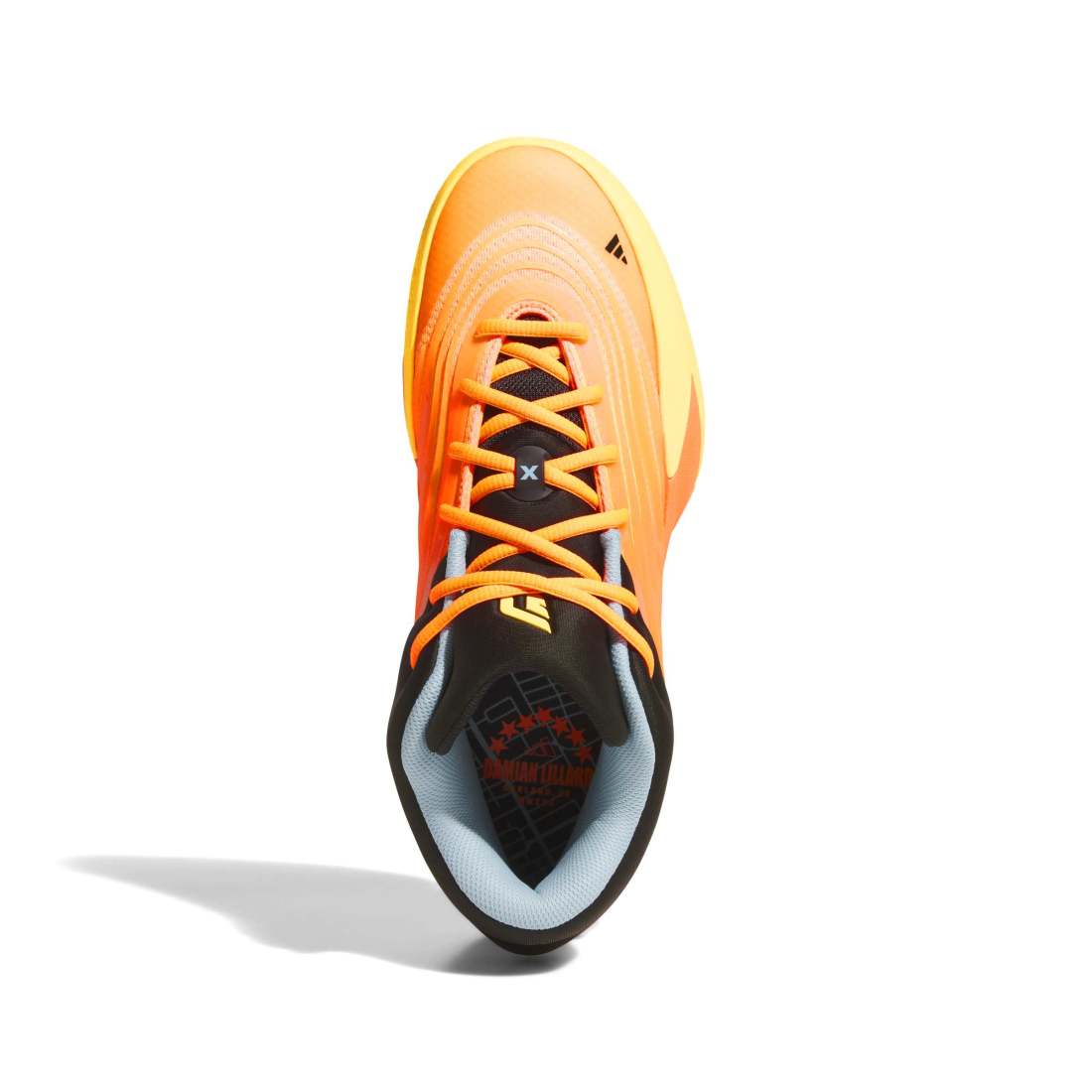 ADIDAS Dame X M  men sneaker basketball in Lucid-Orange/Ice – product view