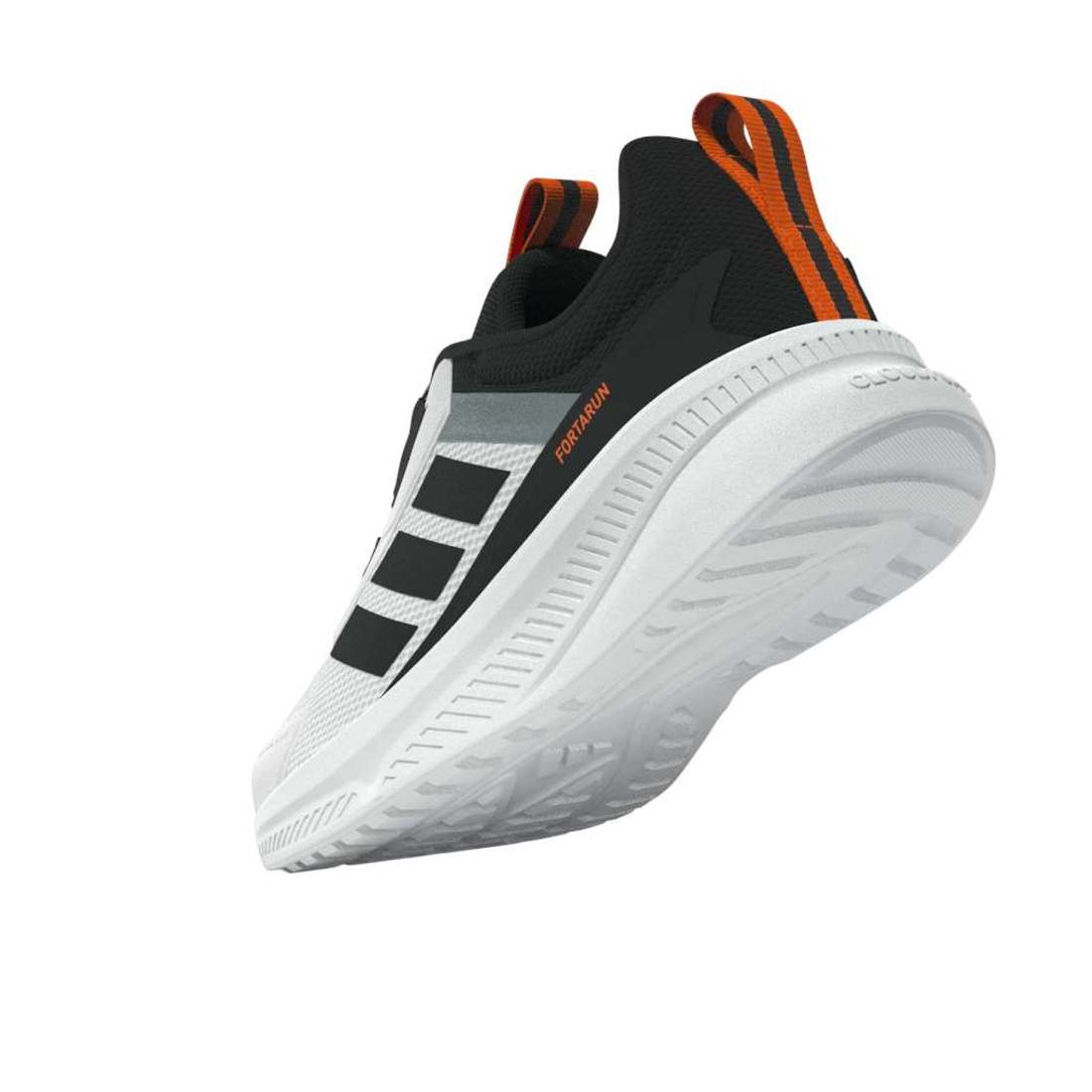 ADIDAS Fortarun 4.0 Boa C kids performance in FTWR-WHITE/CORE-BLACK/IMPACT-ORANGE – product view