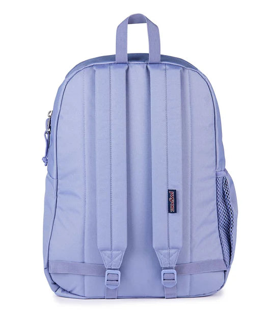 Jansport Cross Town Plus Acc Bags School and Work in Lavender - product view