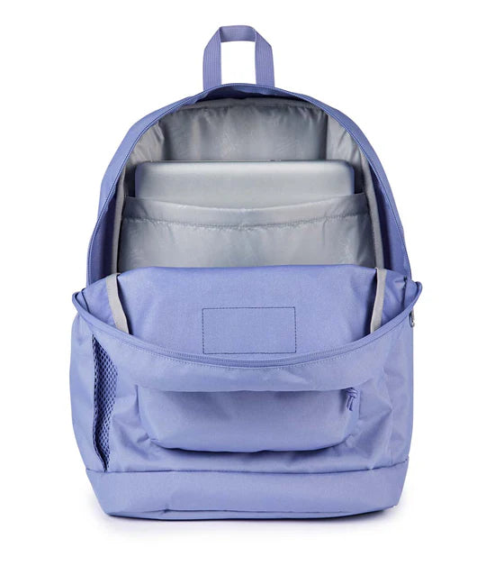Jansport Cross Town Plus Acc Bags School and Work in Lavender - product view