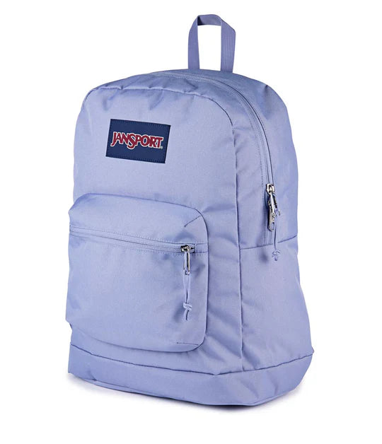 Jansport Cross Town Plus Acc Bags School and Work in Lavender - product view