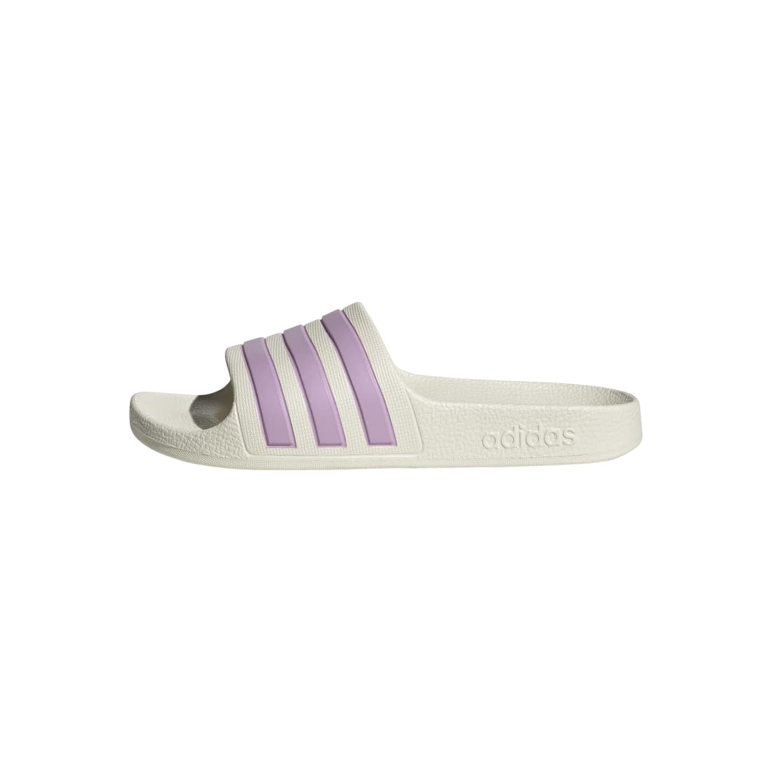 ADIDAS Adilette Aqua K kids slides in OFF-WHITE/BLISS-LILAC/OFF-WHITE – product view