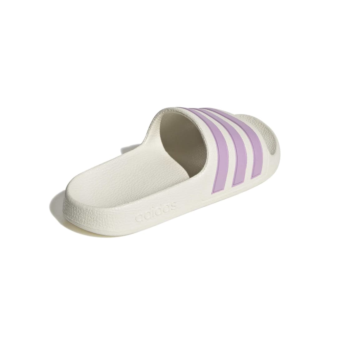 ADIDAS Adilette Aqua K kids slides in OFF-WHITE/BLISS-LILAC/OFF-WHITE – product view