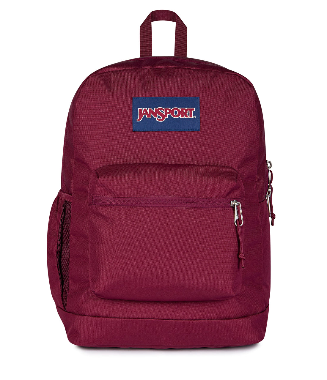 Jansport Cross Town Plus Acc Bags School and Work in cherry - product view