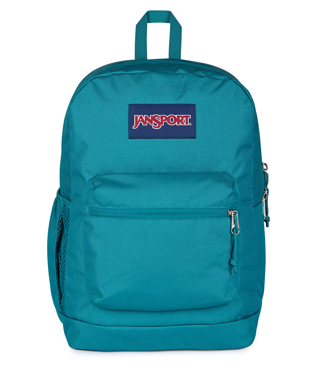 Jansport Cross Town Plus Acc Bags School and Work in green - product view
