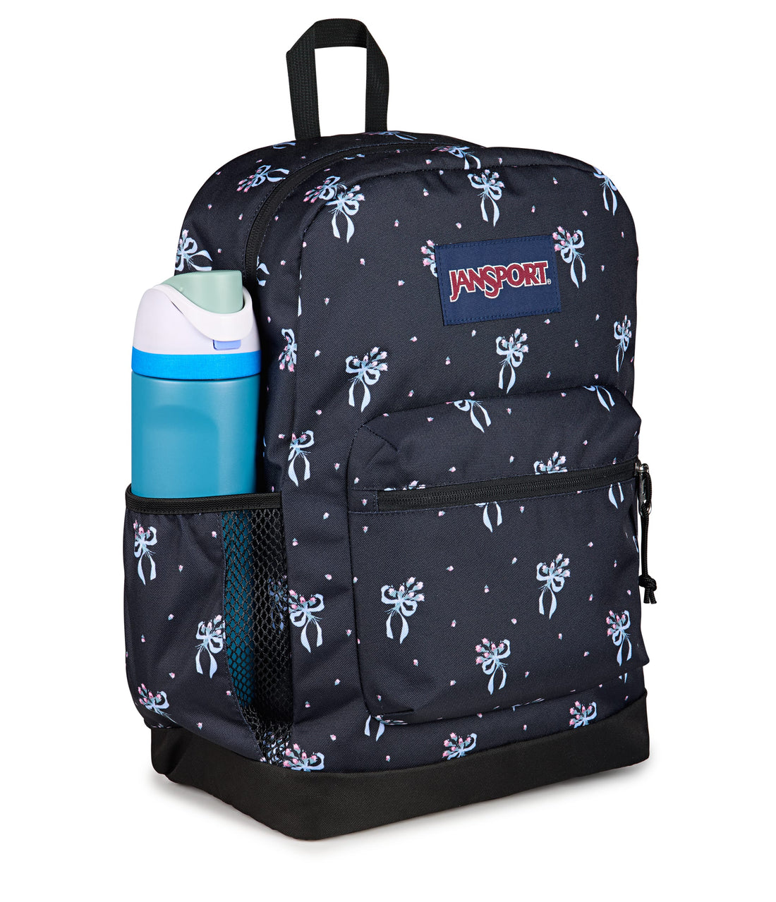 Jansport Cross Town Plus Acc Bags School and Work in flower - product view