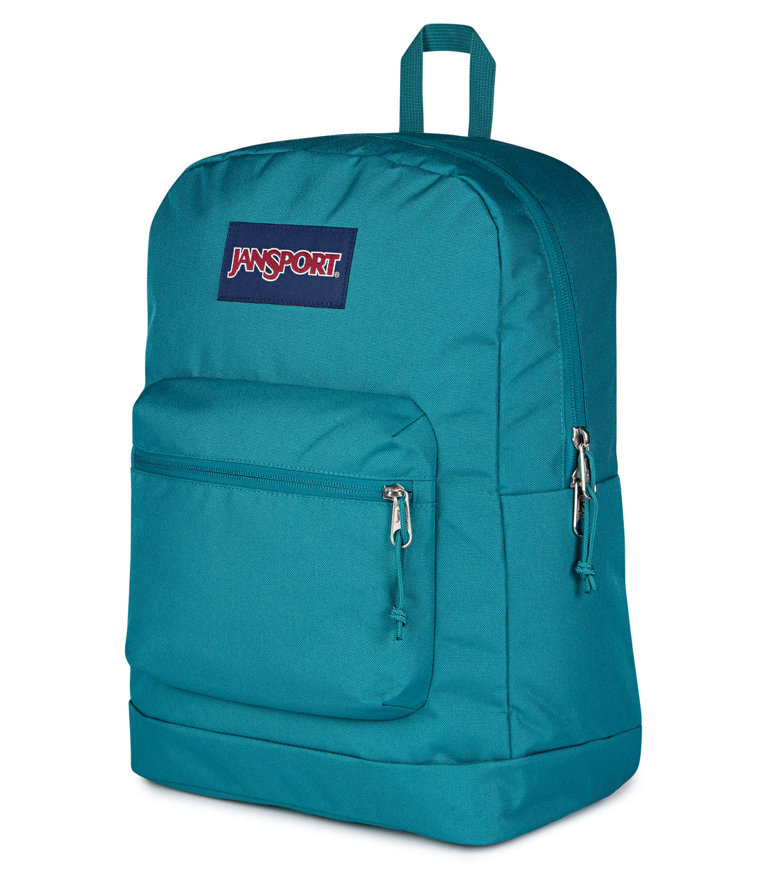 Jansport Cross Town Plus Acc Bags School and Work in green - product view