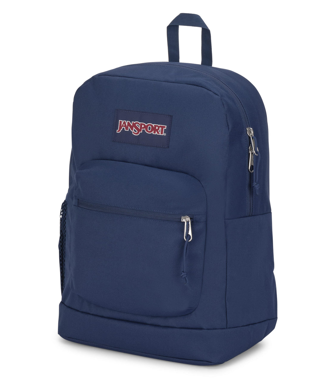 Jansport Cross Town Plus Acc Bags School and Work in navy - product view