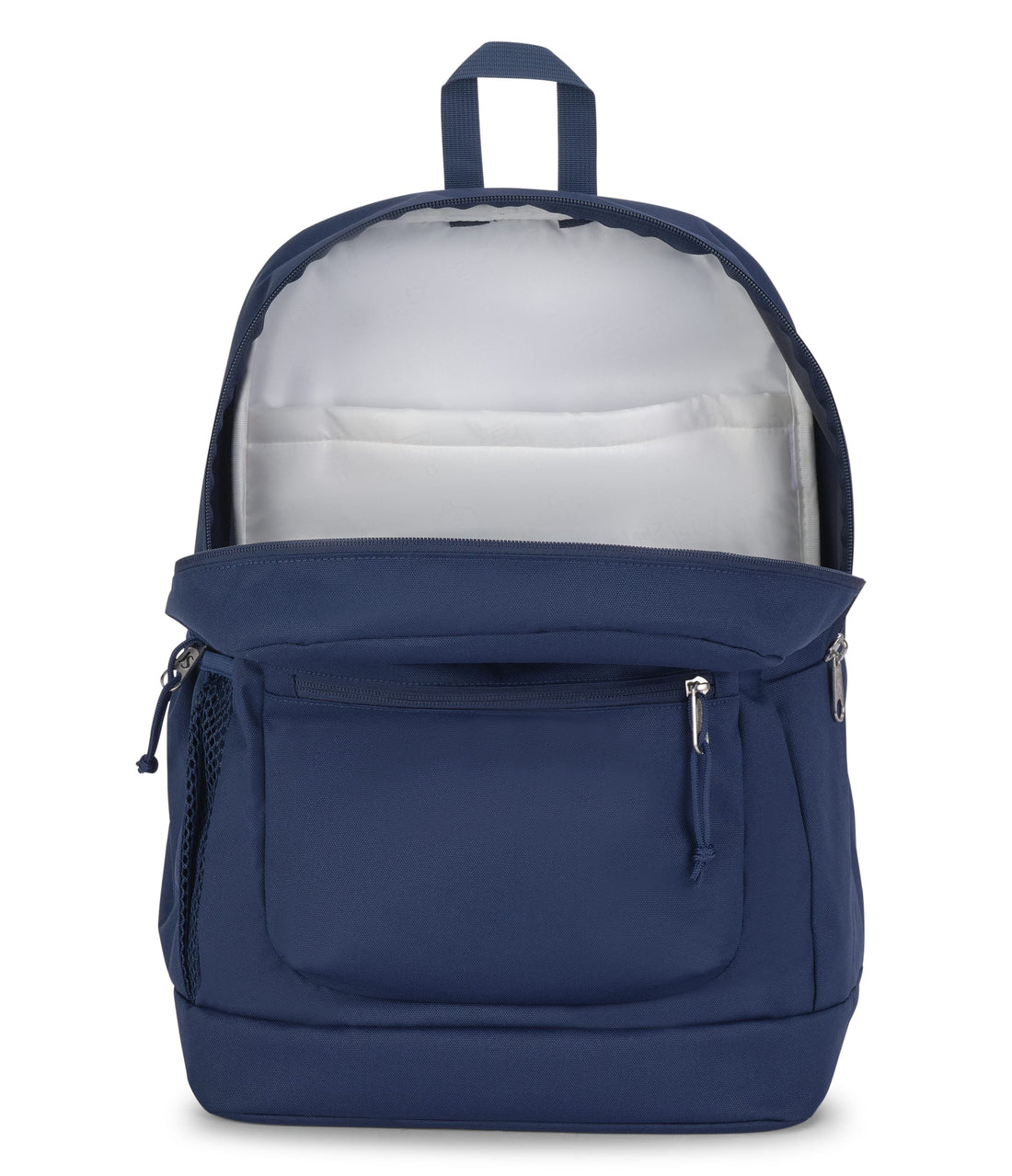 Jansport Cross Town Plus Acc Bags School and Work in navy - product view
