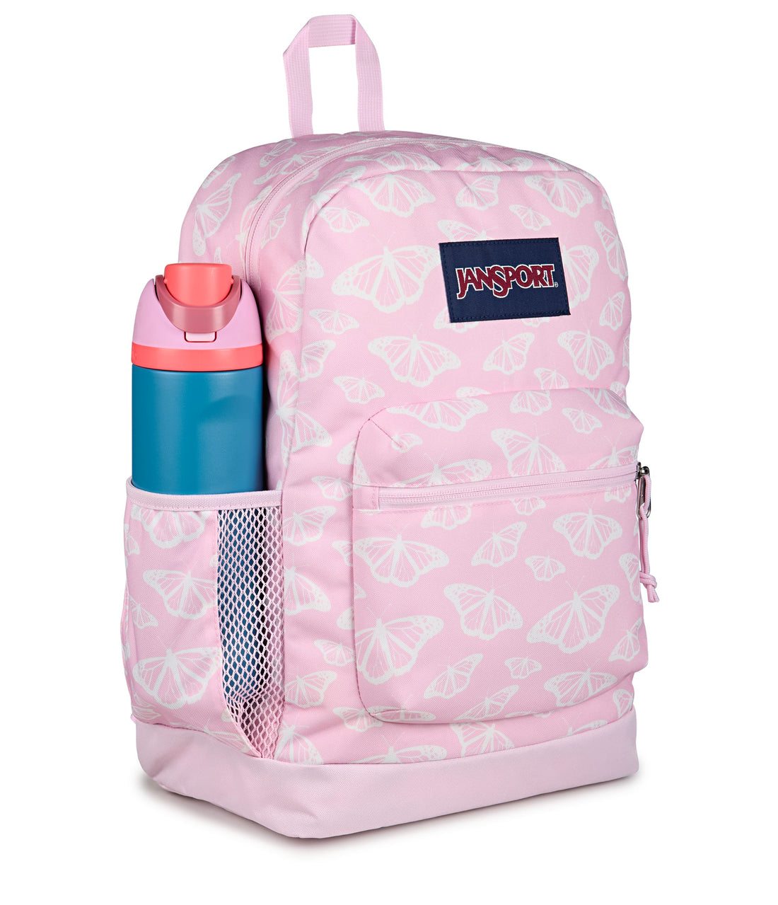 Jansport Cross Town Plus Acc Bags School and Work in pink - product view