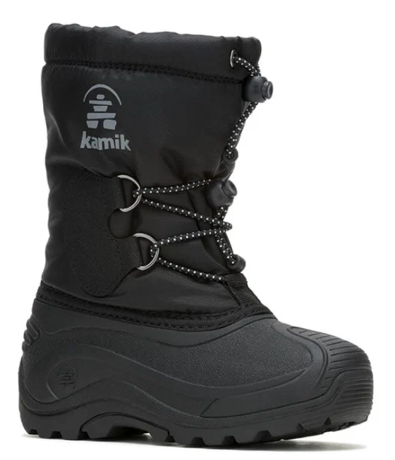 Kamik Northpole winter boots in black-product view