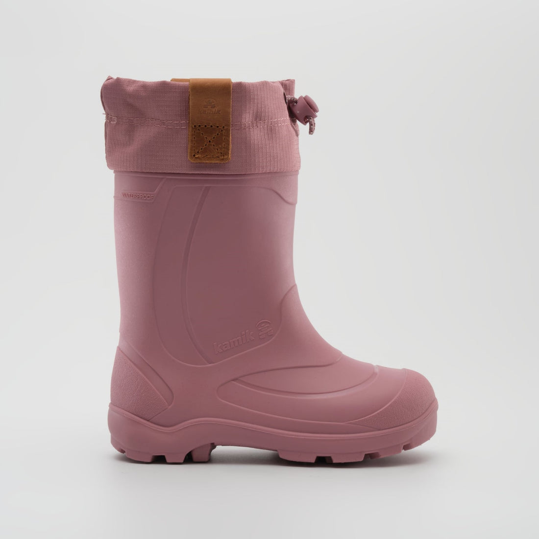 Kamik Tundra Jr Winter boots in pink-product view