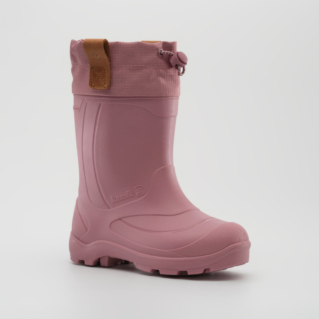 Kamik Tundra Jr Winter boots in pink-product view
