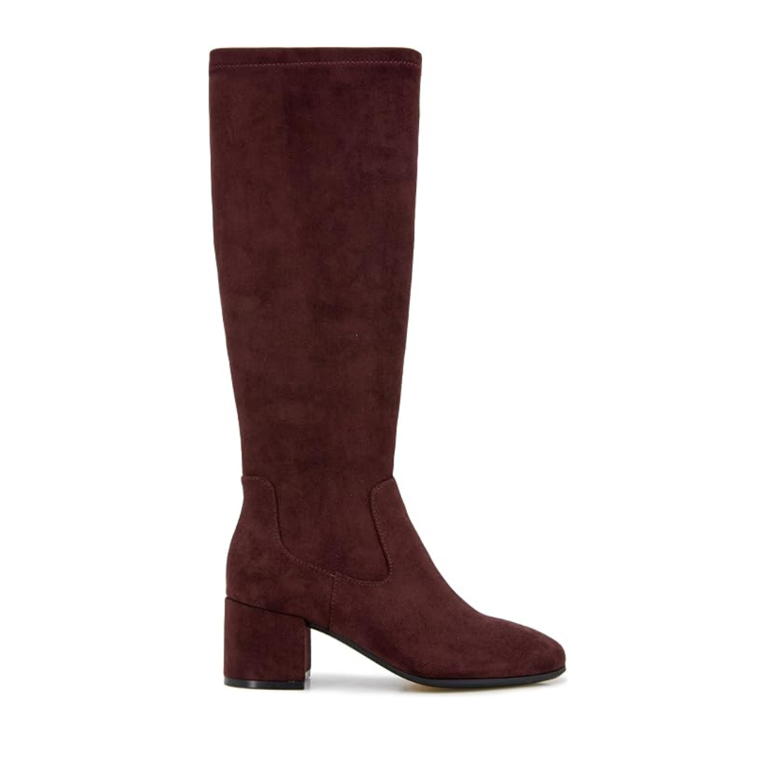 KENNETH COLE Rida Stretch Boot in Burundy Women Dress Tall boots for fall