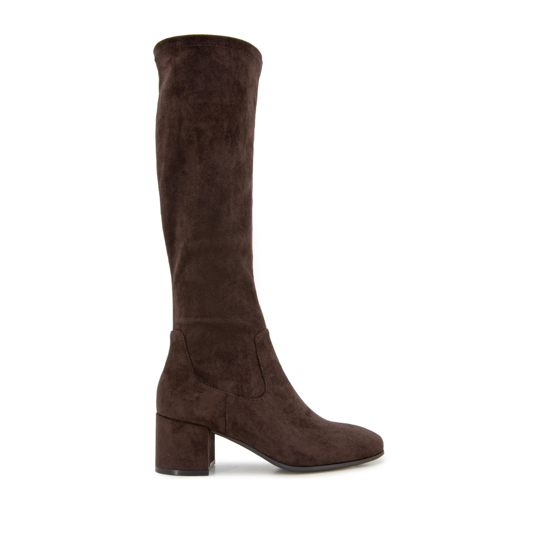 KENNETH COLE Rida Stretch Boot in Chocolate Brown Women Dress Tall boots for fall
