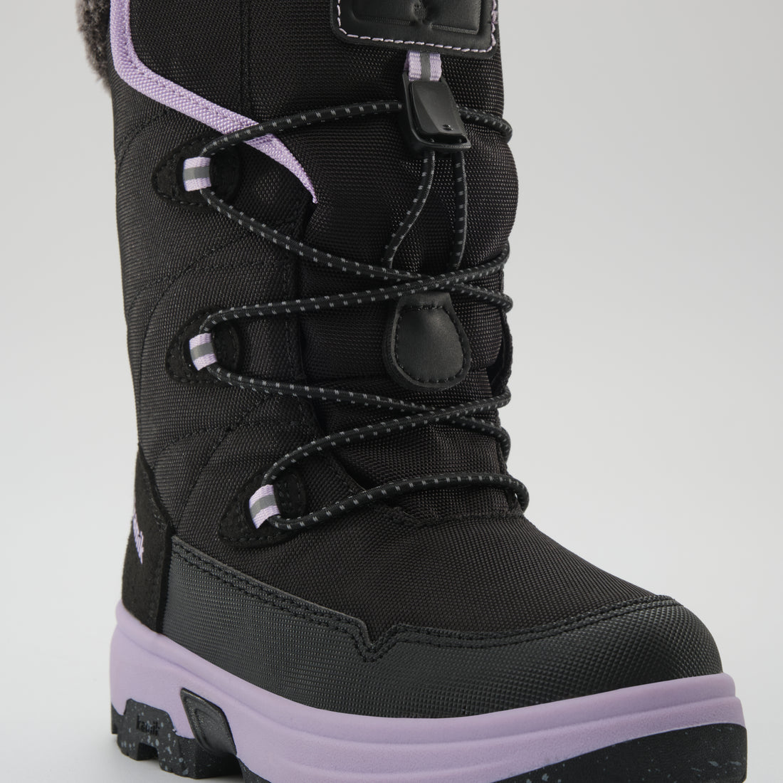 KAMIK Prairie EZ IceQueen Kids Waterproof Winter Boots Purple - product view