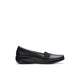 CLARKS Kaetlyn Rhea Wide women casual in Black-Leather – product view