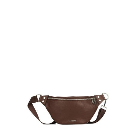 Lambert The Sarah 2-in-1 Vegan Leather Belt Bag Acc in Brown-product view