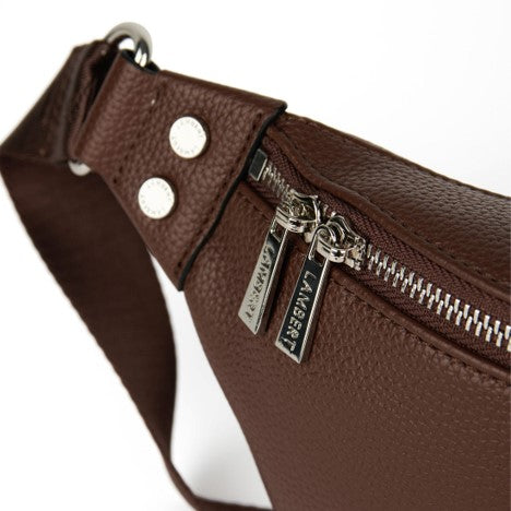 Lambert The Sarah 2-in-1 Vegan Leather Belt Bag Acc in Brown-product view