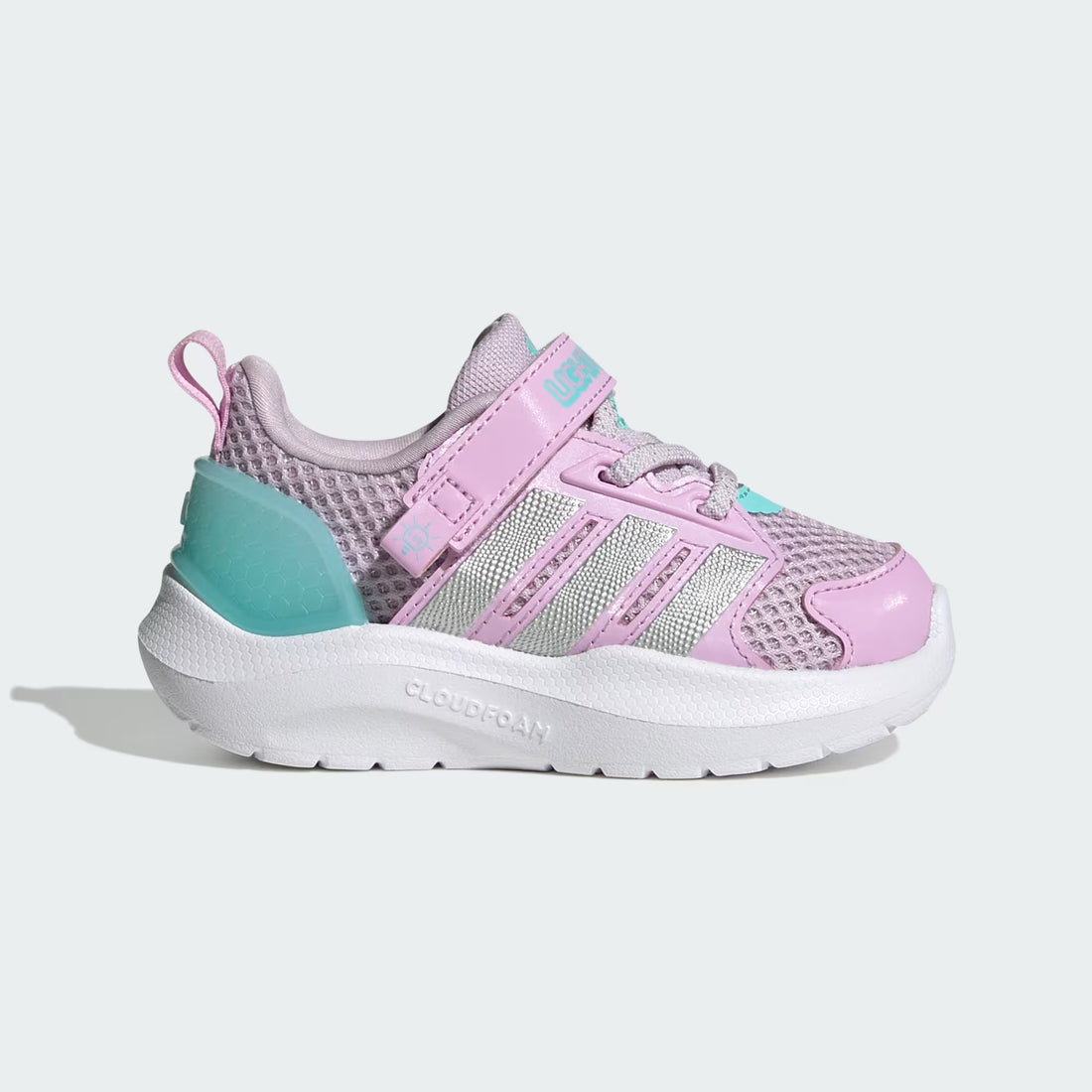 ADIDAS Lightorama RNR EL I kids performance in CELAV/SILVMT/FLAAQU – product view