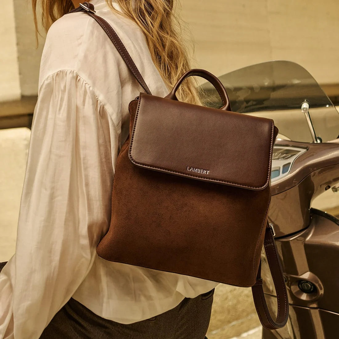 The Cynthia Vegan Leather Backpack