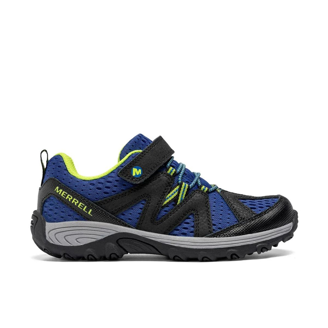 Merrell Ridge Trek Kids Shoes Performance in blue - product view 
