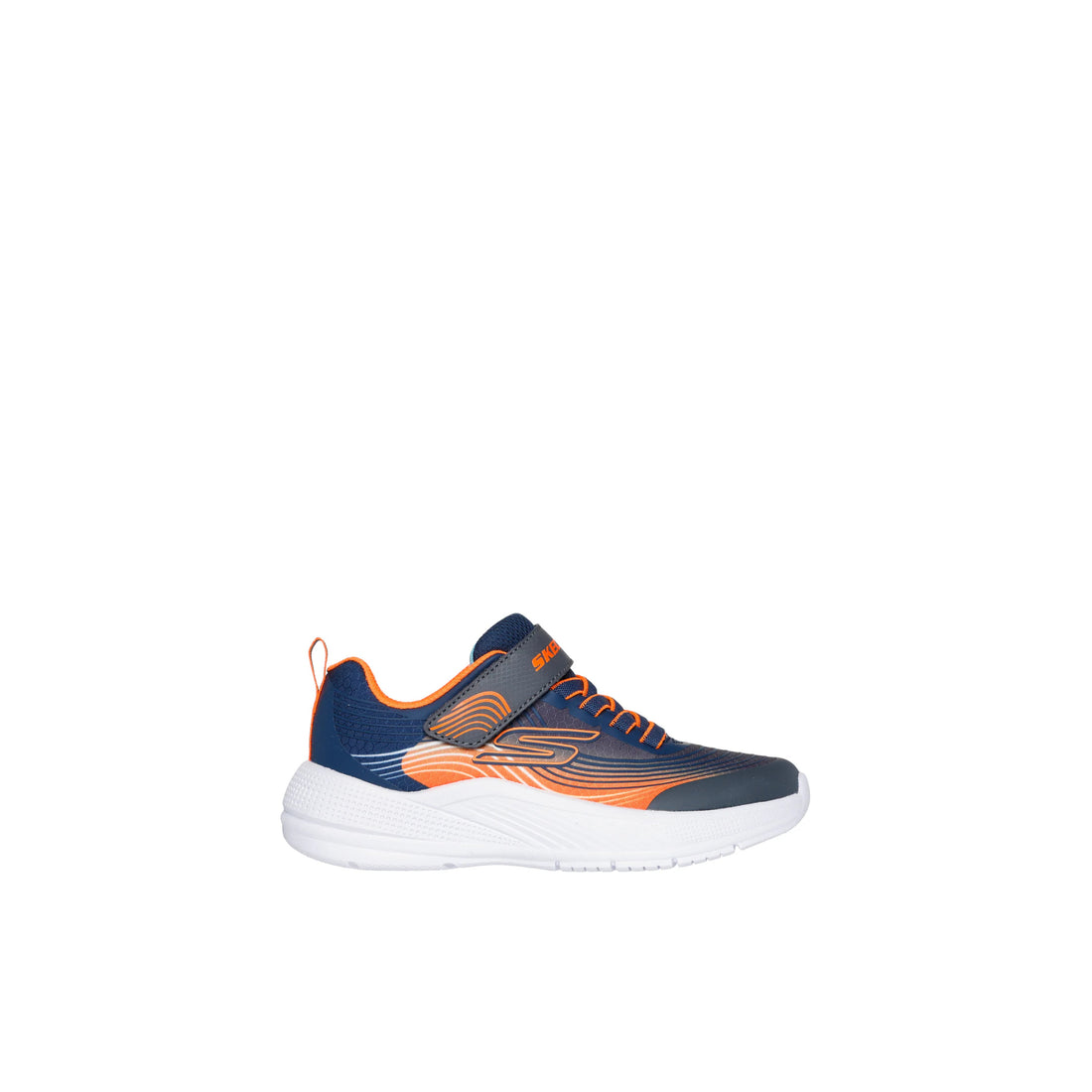 SKECHERS Microspec Advance kids performance in Navy and orange – product view