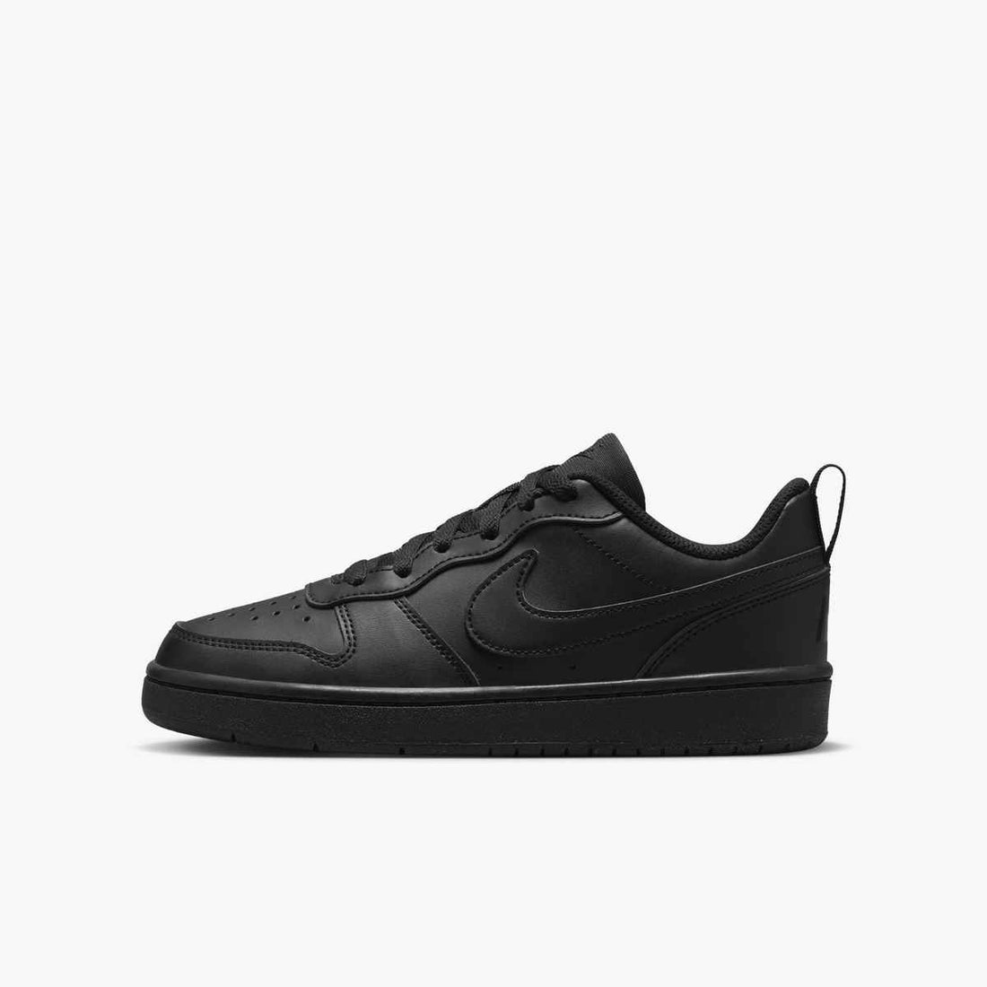 NIKE Nike Court Borough Low Recraft Sneakers Shoes in Black-Product view
