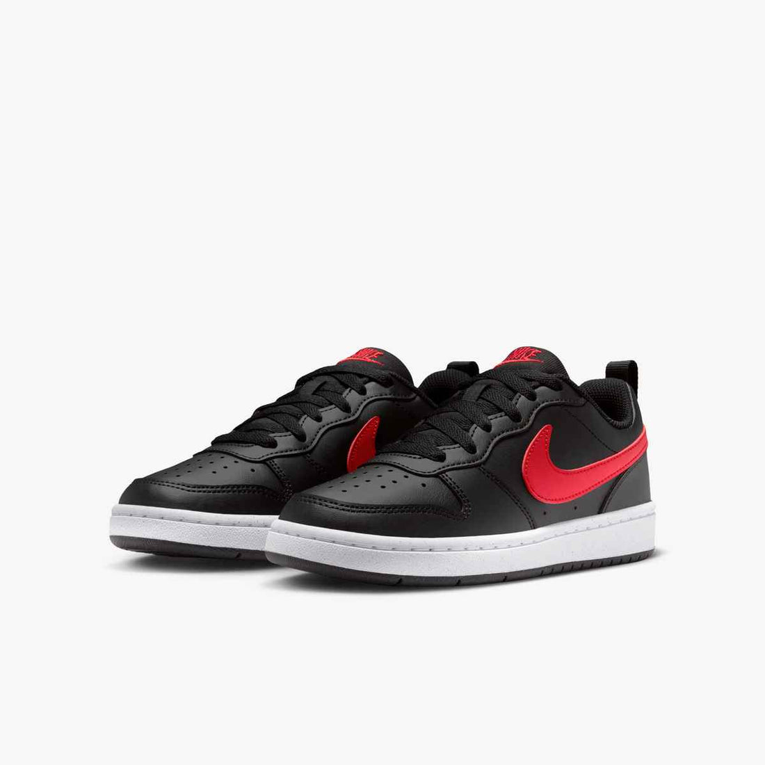NIKE Nike Court Borough Low Recraft Sneakers Shoes in Black- Product View