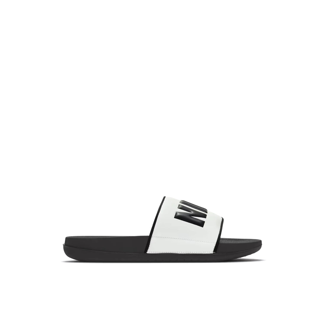 NIKE Nike Offcourt W women slides in BLACK/BLACK-SUMMIT-WHITE – product view