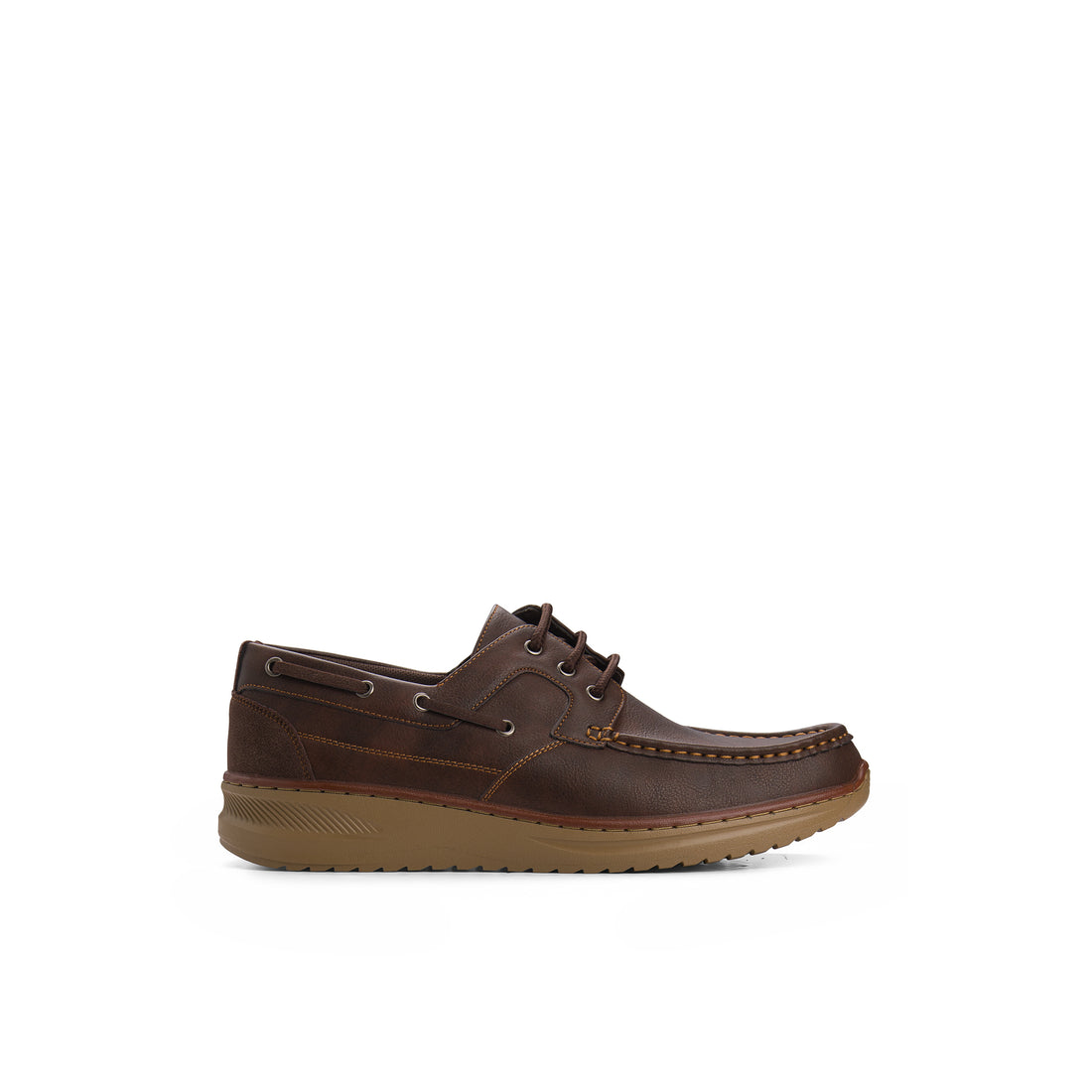 WEEKENDERS Oak Mocc Shoes Casual in Brown- Product view