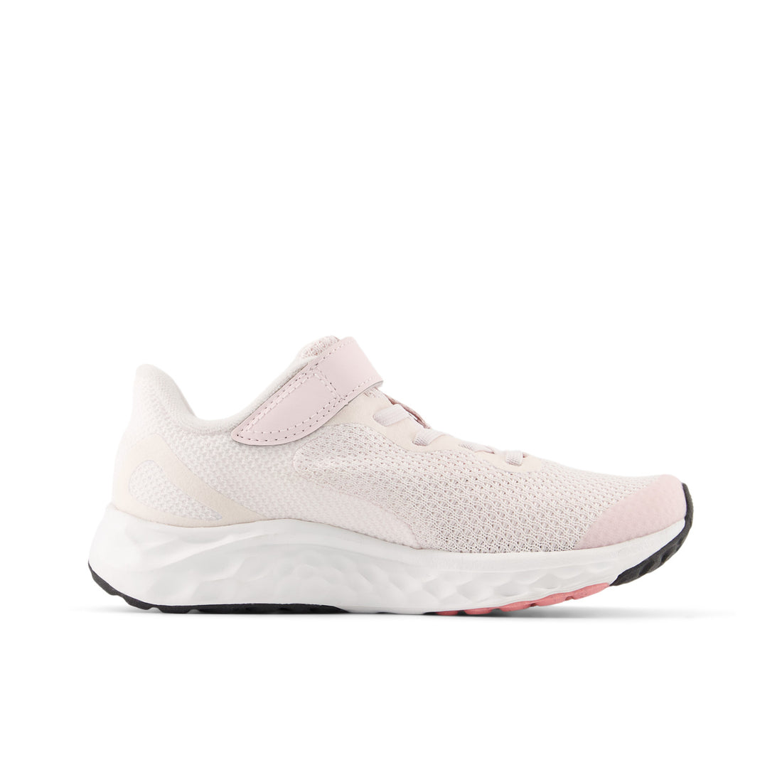 NEW-BALANCE Fresh Foam Arishi v4 Bungee Lace with Top Strap kids performance in Pink-Salt – product view