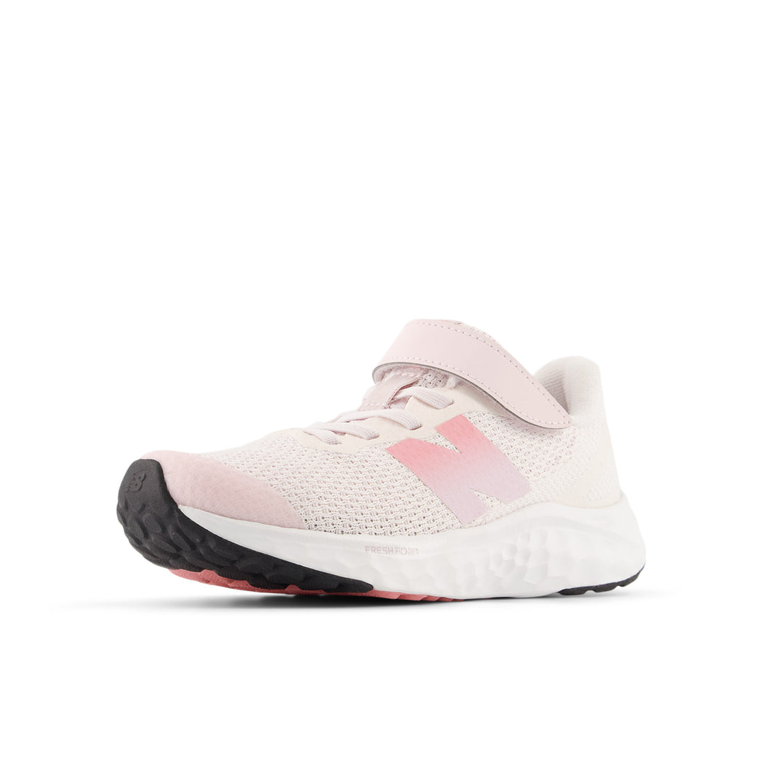 NEW-BALANCE Fresh Foam Arishi v4 Bungee Lace with Top Strap kids performance in Pink-Salt – product view