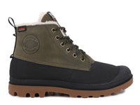 Palladium Pampa Duck Wl Wp+ Men Boots   Winter in green - product view