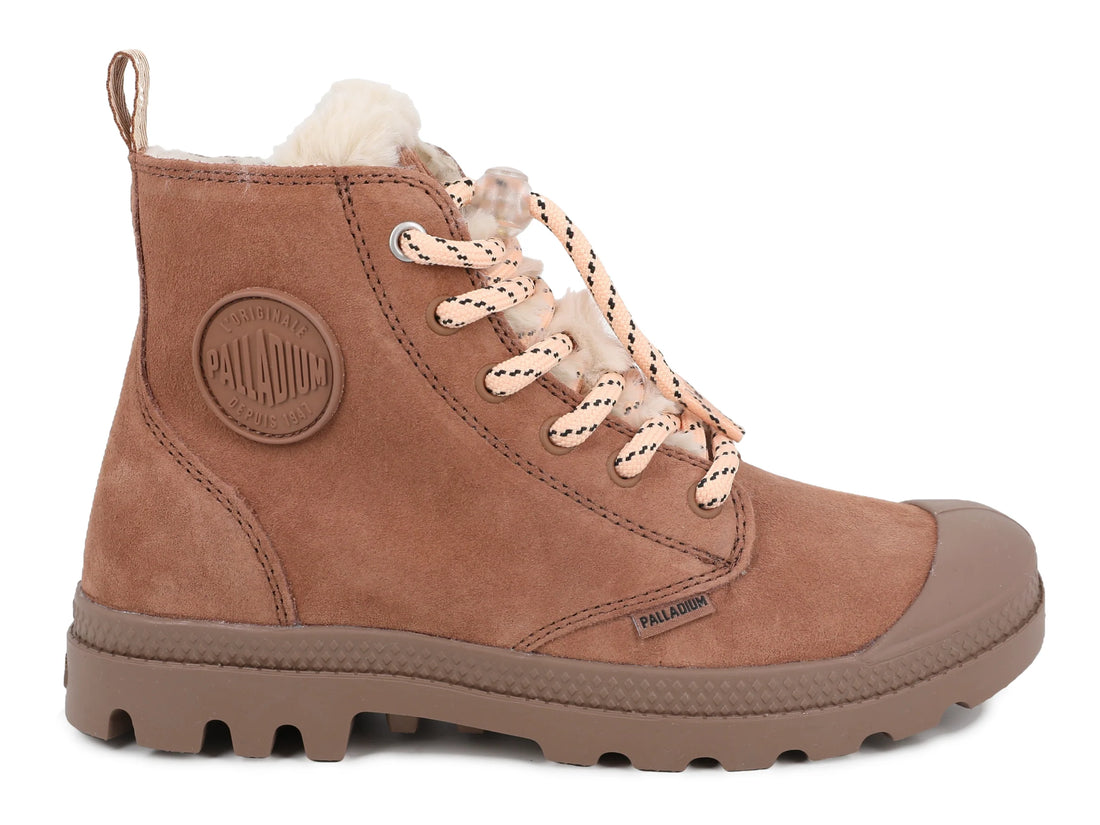 Palladium Pampa HI Zip WL Hivr Women Boots Winter in brown - product view