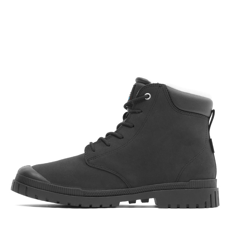 Palladium SP2 Cuff Lth Wp Wl Men Boots Winter in black - product view