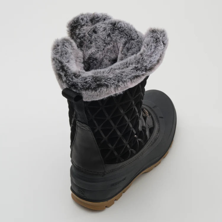 KAMIK Snovalley 6 Women Leather Waterproof Winter Boots Black - product view
