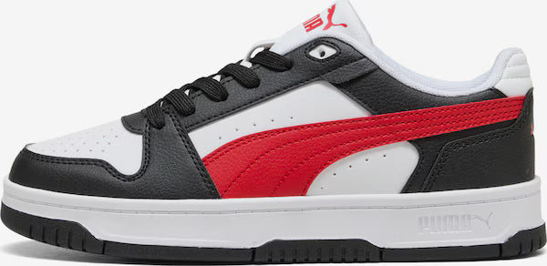 Puma Rebound Slam Lo Jr JB Kids shoe Sneakers in red - product view