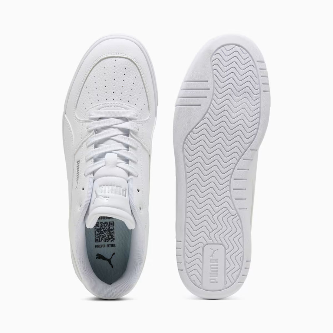Puma Caven III Jr Kids Shoes Sneakers in white - product view
