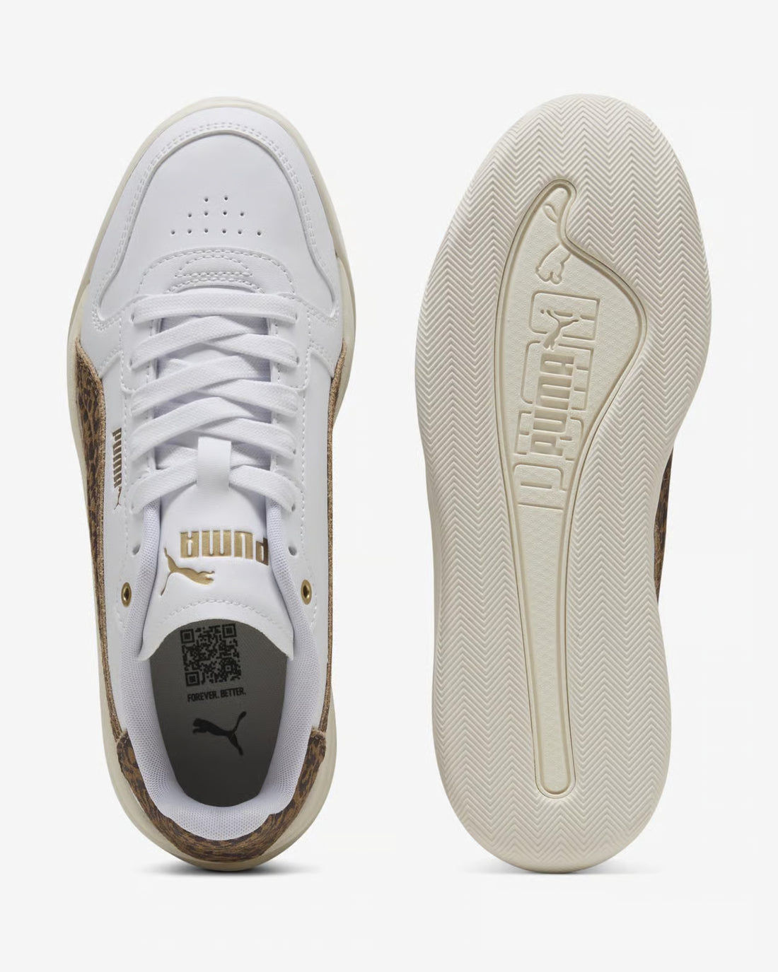 Puma Court Bae Feline W Women Shoes Sneaker in white - product view