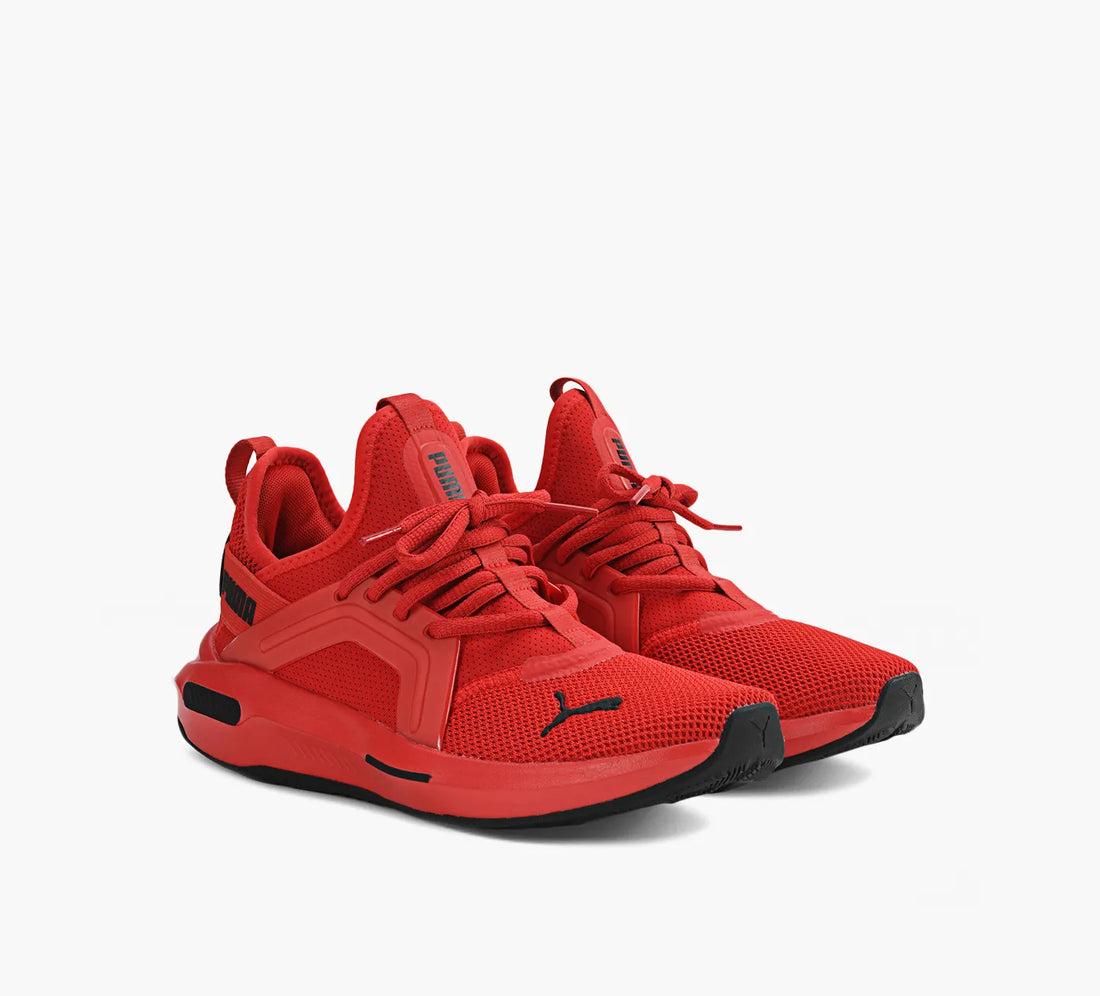 Puma Softride Enzo 5 Jr JB Kids Shoes Performance in red - product view