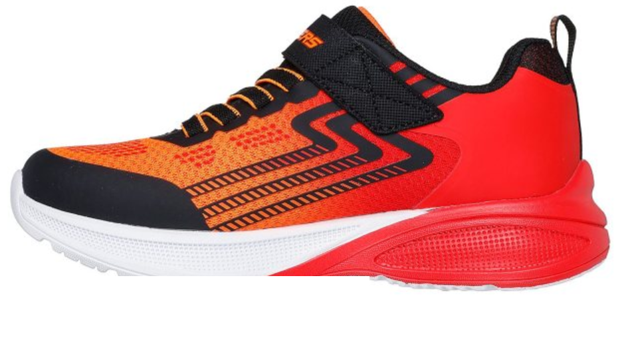 SKECHERS Microspec Max Advance performance shoes in red-product view