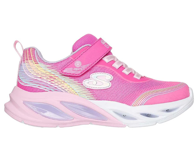Skechers S-Lights: Cosmic Glow - Rainbow Dream Ps Performance Shoe in Pink-Product view