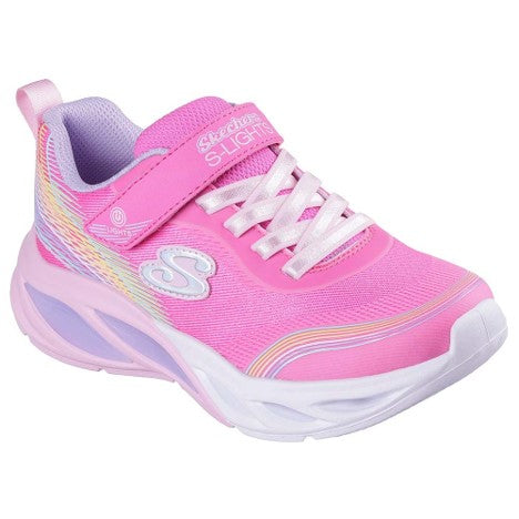 Skechers S-Lights: Cosmic Glow - Rainbow Dream Ps Performance Shoe in Pink-Product view