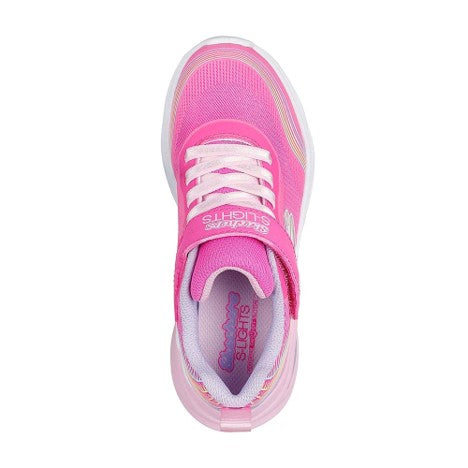 Skechers S-Lights: Cosmic Glow - Rainbow Dream Ps Performance Shoe in Pink-Product view