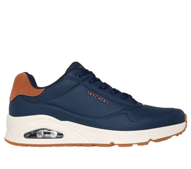 Skechers Uno - Suited On Air M Performance Shoes in Navy-Product view