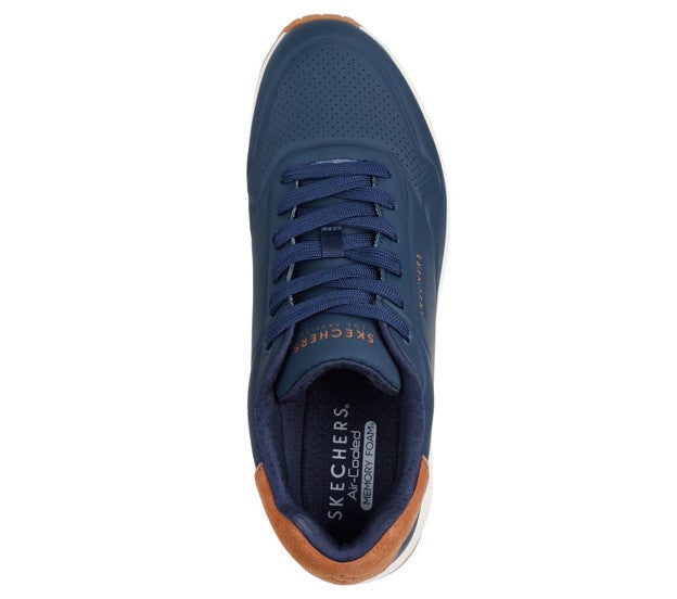 Skechers Uno - Suited On Air M Performance Shoes in Navy-Product view
