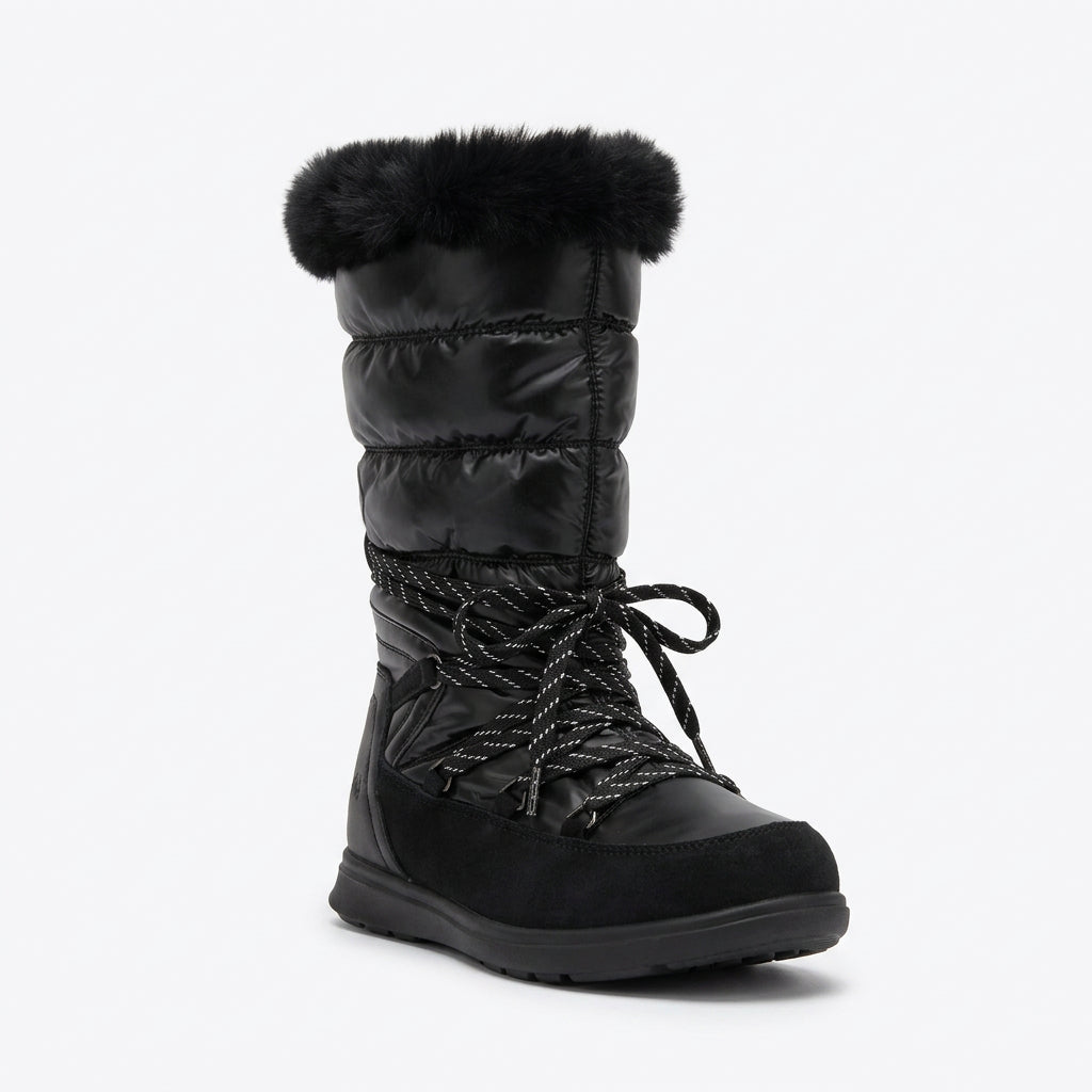 SOLEMATE Alta Badia Waterproof Women Winter Boots Black Thinsulate - product view