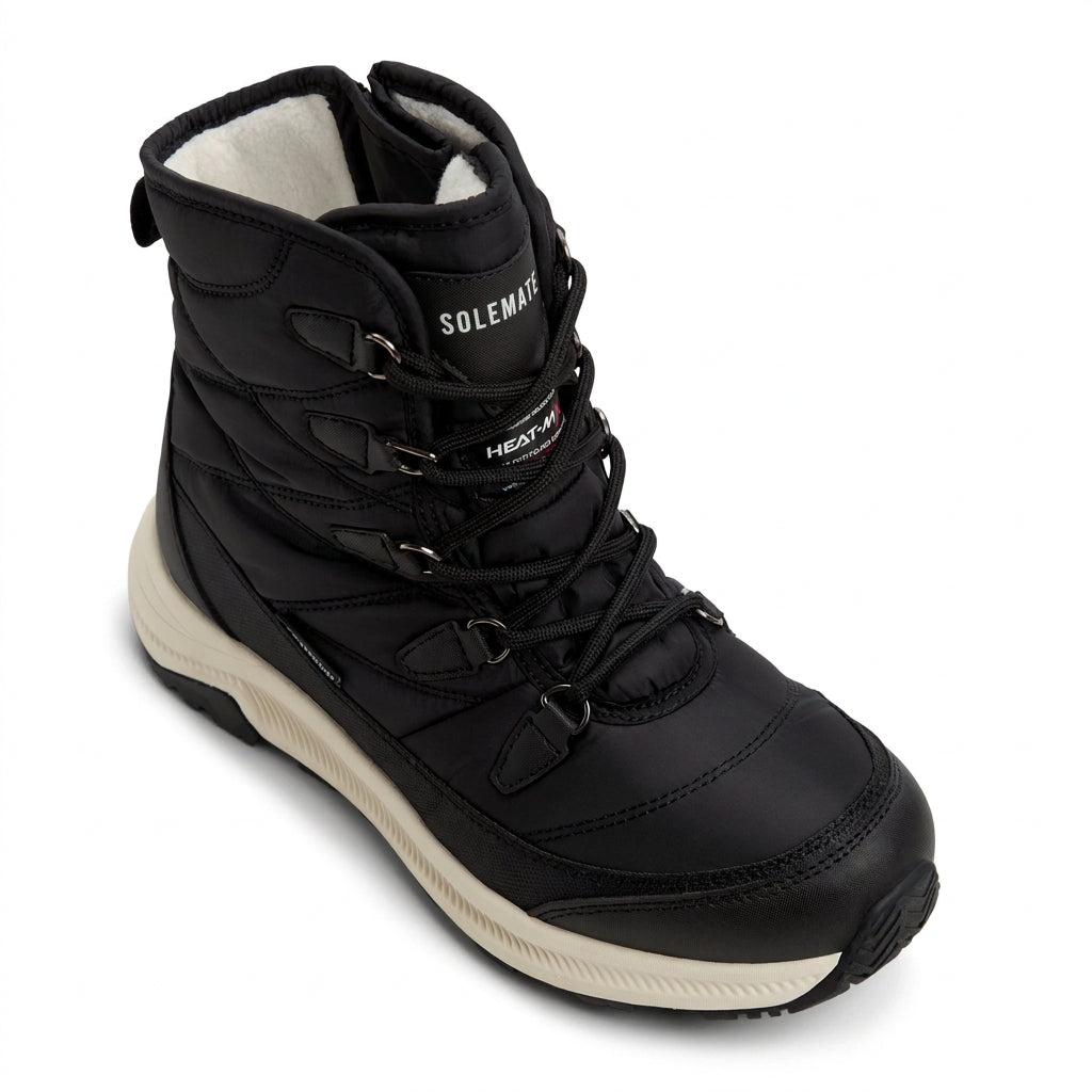 SOLEMATE Aneuri Waterproof Women Winter Boots Black - product view