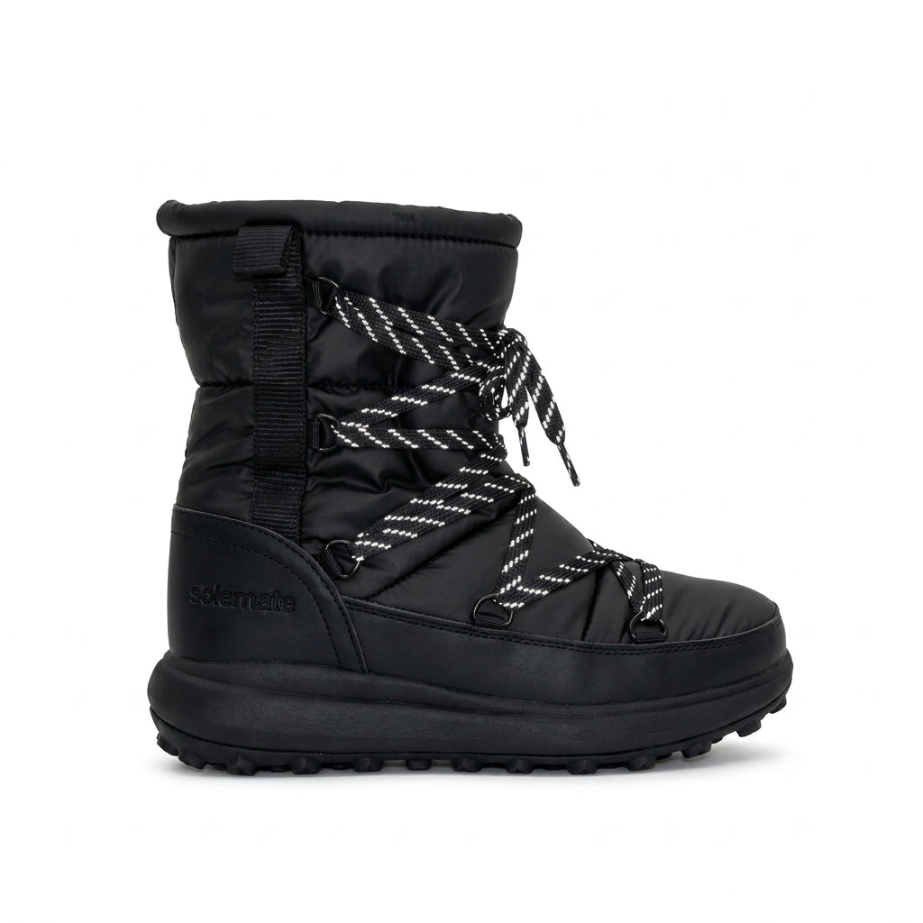SOLEMATE Arosa Waterproof Women Winter Boots Black Thinsulate - product view